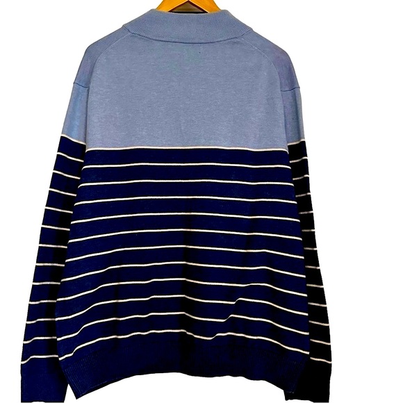 Vineyard Vines Mens Cotton Sweater Blue Whale Pullover - Picture 2 of 4